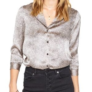 Amuse Society-don't be a cheetah blouse